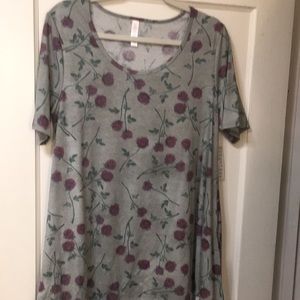 Nwt Lularoe perfect t med olive with Roses